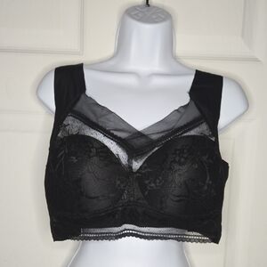 Elegant Black Lace Bralette